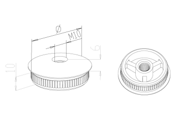 End Caps - Model 0811 CAD Drawing